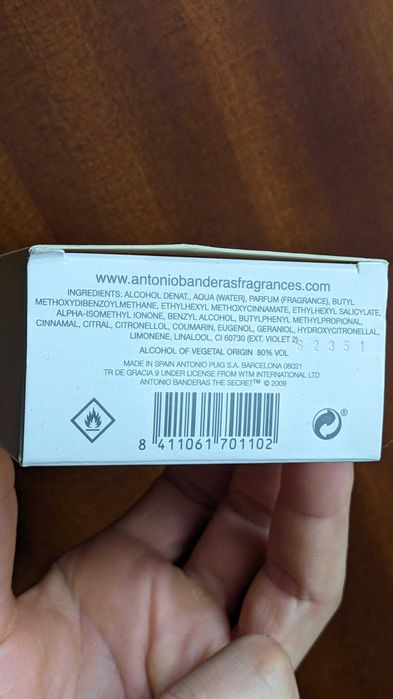 [Spain] Antonio Banderas The Secret 100ml