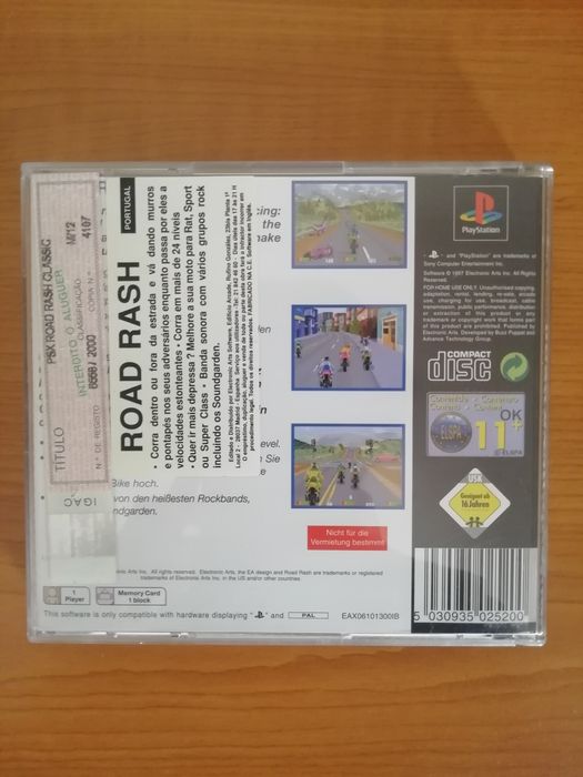 Road Rash - Jogos Playstation 1 Ps2