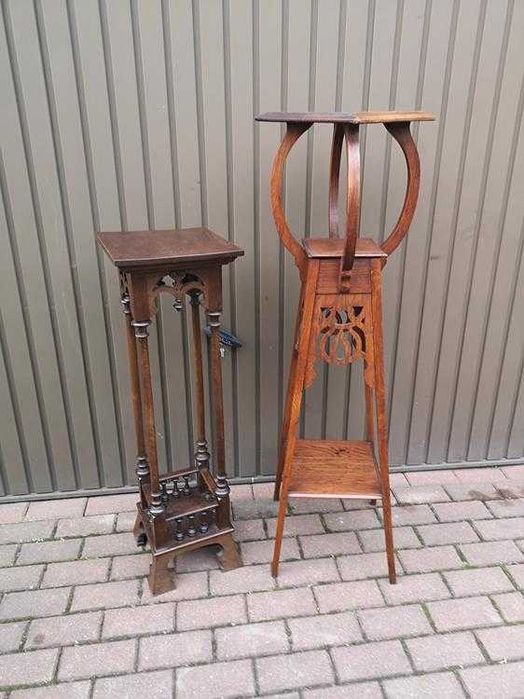 Kwietnik Dębowy Antyk Stary W Bardzo Dobrym Stanie Okazja.