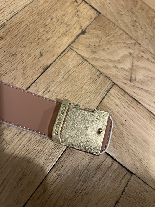 Louis Vuitton biały pasek