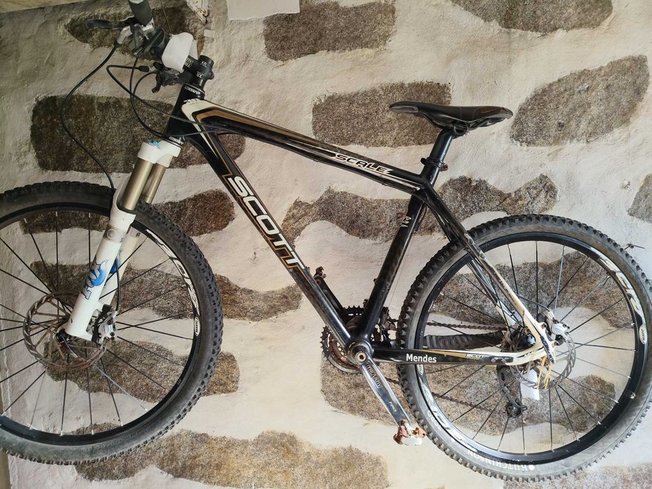 Bicicleta Scott carbono usada