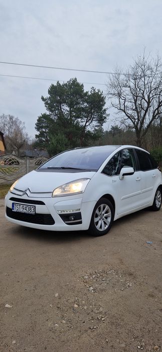 Citroen C4 Picasso 1.6HDI, biały, 2011r, dach panoramiczny,