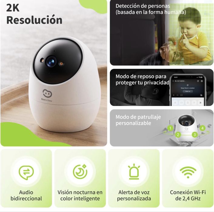 Câmara interna para segurança 2K ( Selado )