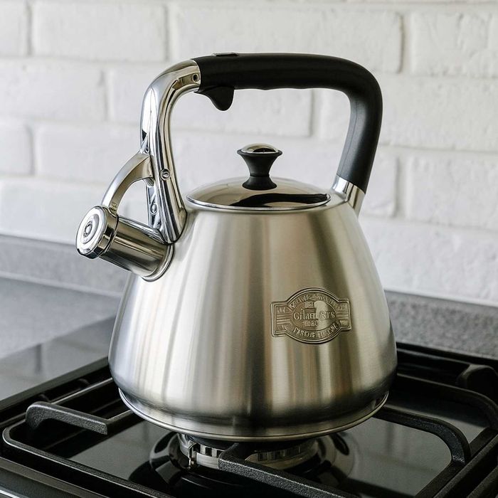 Mocny Trwały Czajnik Na Gaz Indukcja Stalowy Z Gwizdkiem 3L Srebrny