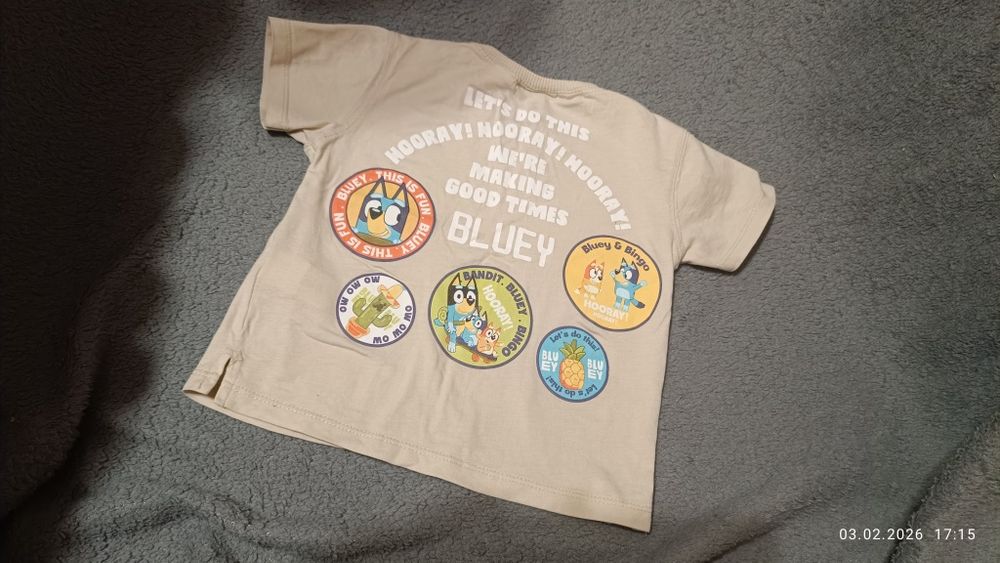 Футболка zara bluey