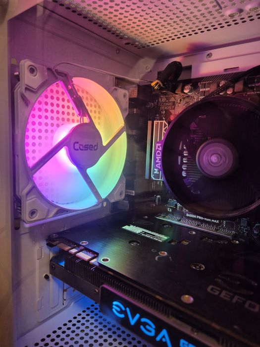Komputer PC GTX 1080 Ryzen 5 16GB RAM. MSI seria PRO RGB. Nowa obudowa