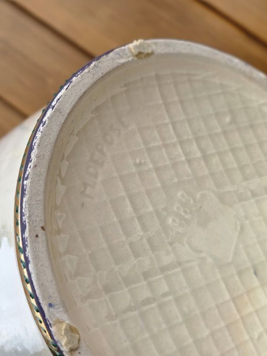 Wazon Depose perłową kwiaty lwy #1710 Stylowy Węgrów