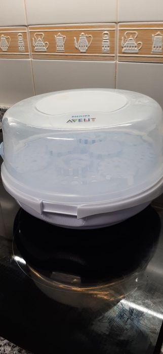Esterilizador a vapor para microondas, da Philips Avent