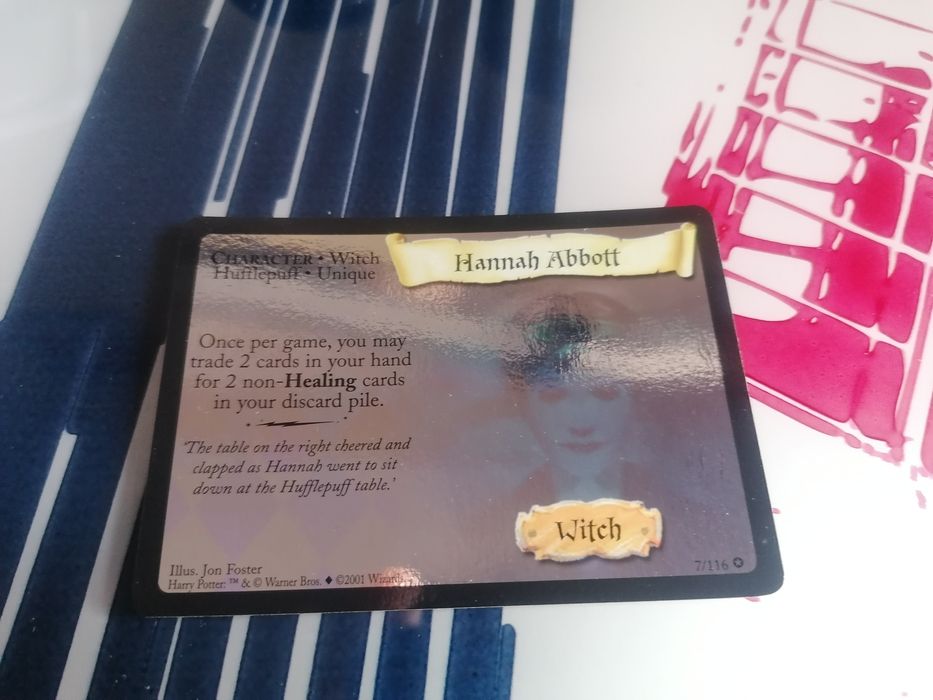 Cartas Harry Potter trading card game inglês