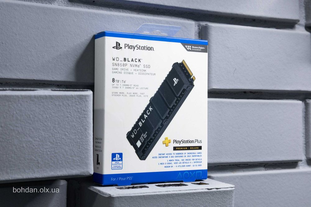WD Black SN850P 8TB NVMe SSD For PS5 consoles (WDBBYV0080BNC-WRSN)