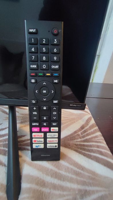 Vendo TV Hisense 55" 4k para peças