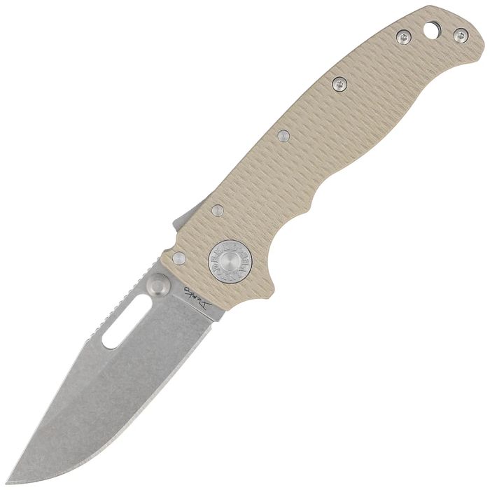 Nóż składany Demko AD20.5 Clip Point Coyote Tan G10, (205-S35-CPCT)