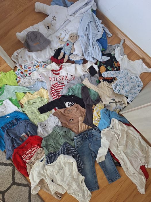 Zestaw ubrań duza paka na chłopca od 56