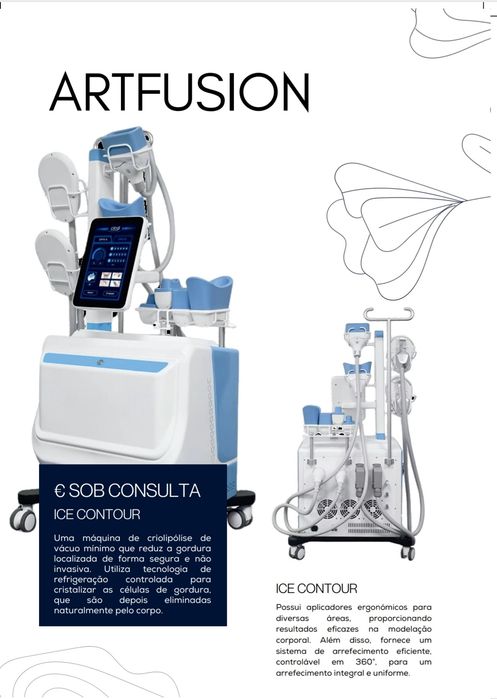 Máquina Criolipólise Vácuo Mínimo - Artfusion