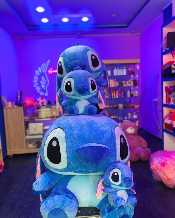 Стич синій м'яка плюшева іграшка 100см