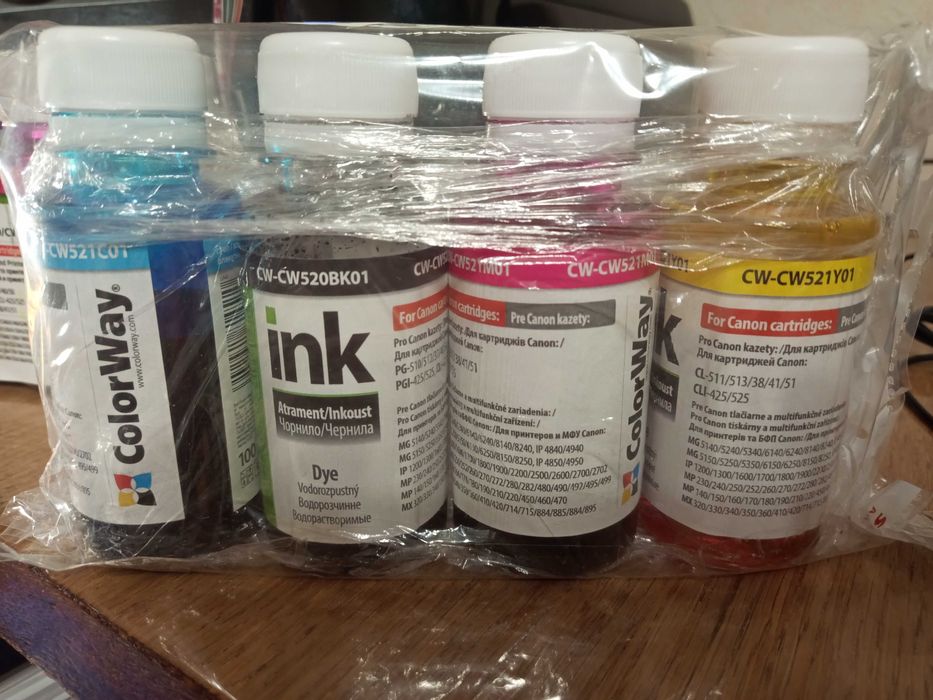 Чорнило/фарби для струйного друку принтера (БФП)