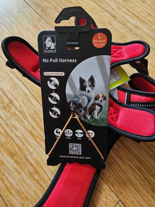 Szelki dla psa guard Truelove Premium rozmiar L czerwone