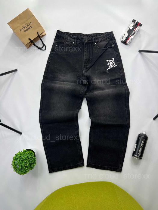 ED HARDY pants JEANS стильні штани rap джинси baggy y2k sk8 ед харді