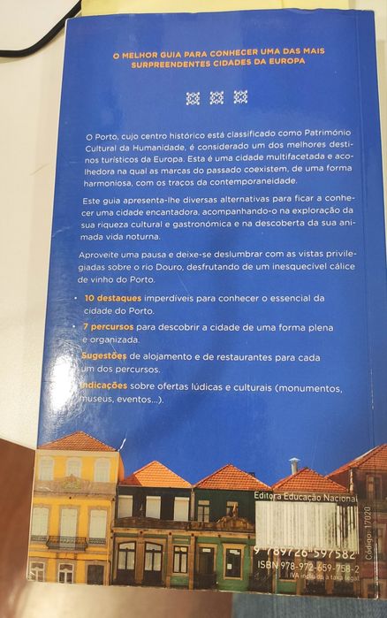 livro guia turistico do Porto oeiras