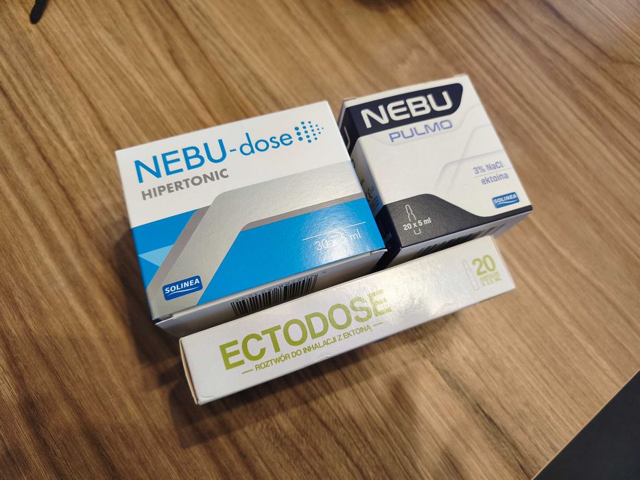 Nebu dose, nebu pulmo, ectodose solinea