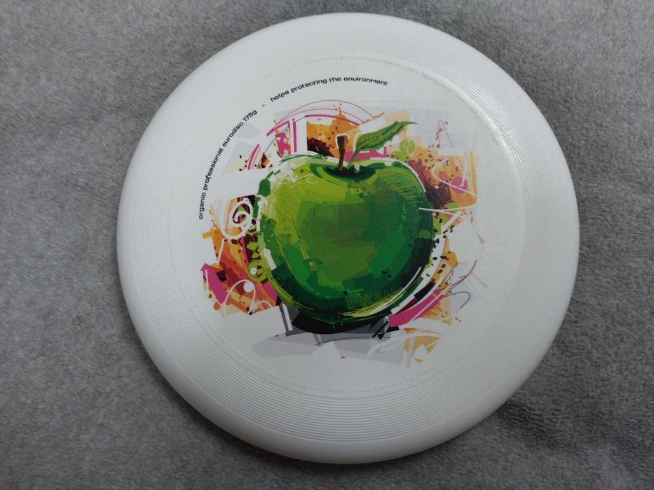 Dysk Frisbee z fajnym nadrukiem "jabłko"