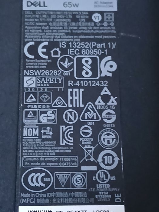 Zasilacz orginalny DELL .