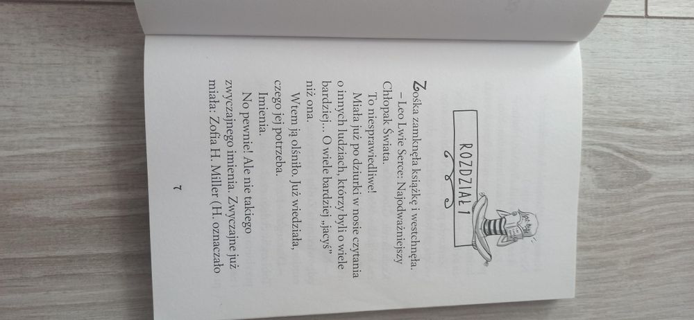 Książka Zośka wspaniała.