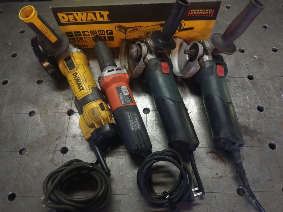 Szlifierki kątowe DeWalt Metabo + szlifierka prosta!