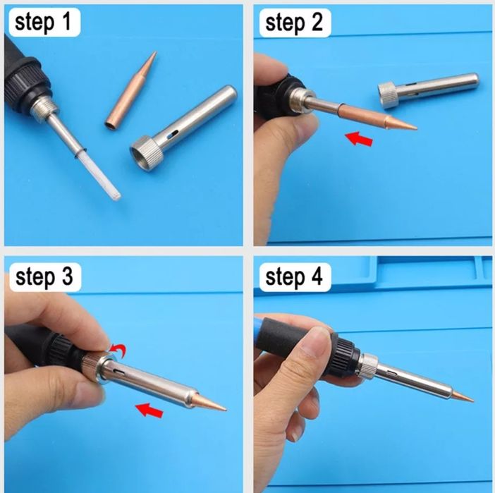 Ferro de soldar estanho eletrónica multímetro colunas de som Bluetooth