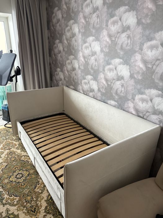 Кровать Дрим Dream односпальная детская мягкая велюр