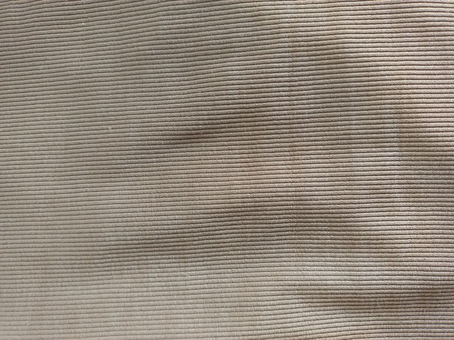 Bluzka top hiszpanka długi rękaw odkryte ramiona prążkowana nude brąz