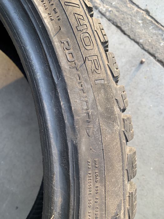 (2шт) 225/40R18 Nokian Hakkapeliitta 9 (8,5мм) зимові шиповані шини