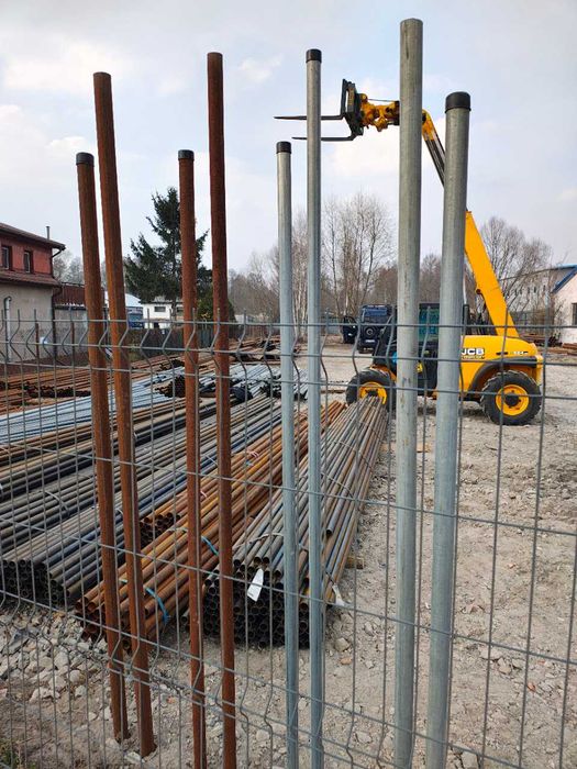 Rura używana  słupki 42mm 48  51 rury 60 mm fi 76  profile ogrodzenia