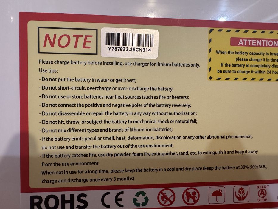 АКУМУЛЯТОР Lifepo4 330Ah 12V 200A BMS 15000+ Циклів 4.2кВт Bluetooth