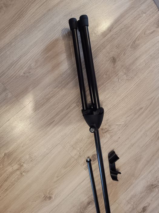 Statyw mikrofonowy K&M 27105 + uchwyt stereo Fredman SM57 (55°)