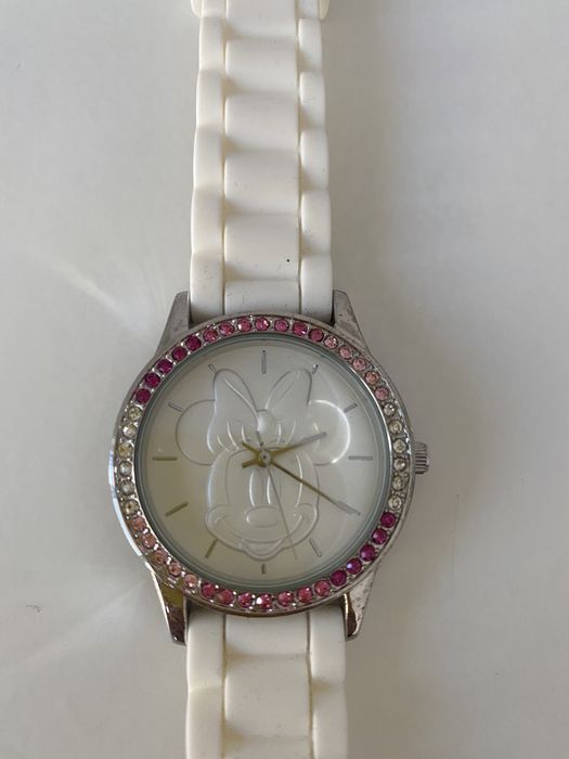 Relogio Minnie branco