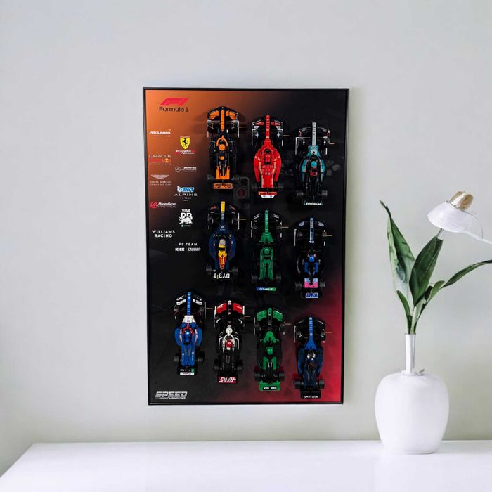 Рамка Підставка для Десяти автомобілів Speed Champions F1 2024 1.03.25