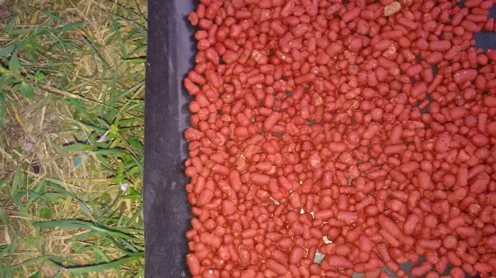 Технология (бизнес) покраски щебня,керамзита,песка.Цветной щебень.