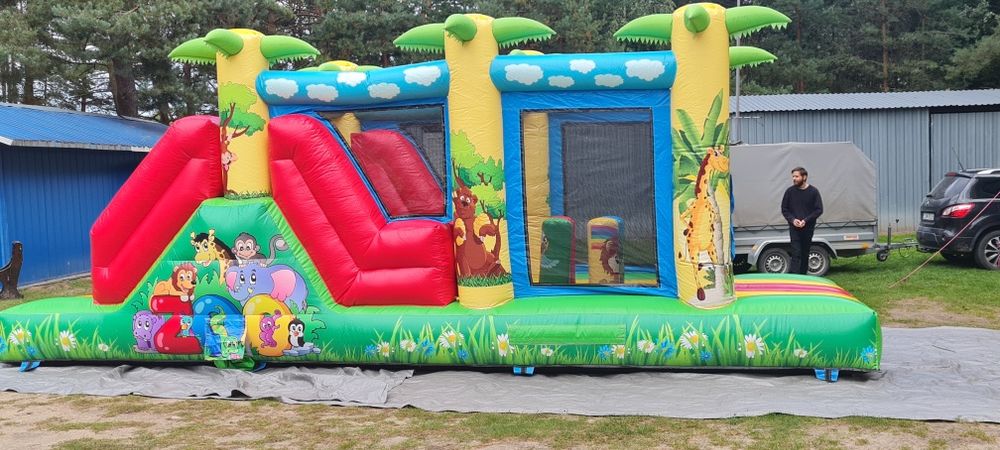 Eurobungee wipeout byk rodeo dmuchańce zamki dmuchane piana party wata