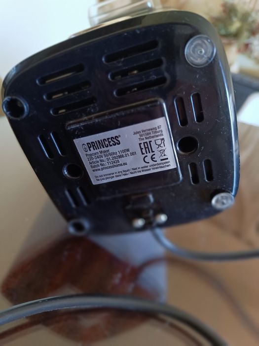 máquina de fazer pipocas