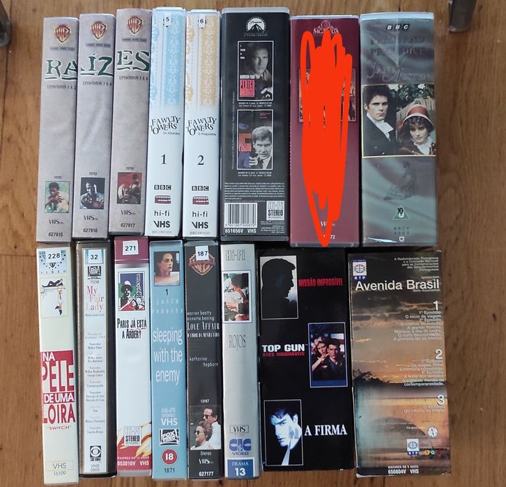 VHS vários para venda Lote 2