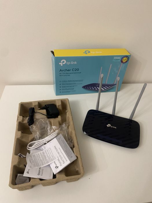 Wi-Fi роутер TP-Link Archer C20 (AC750)