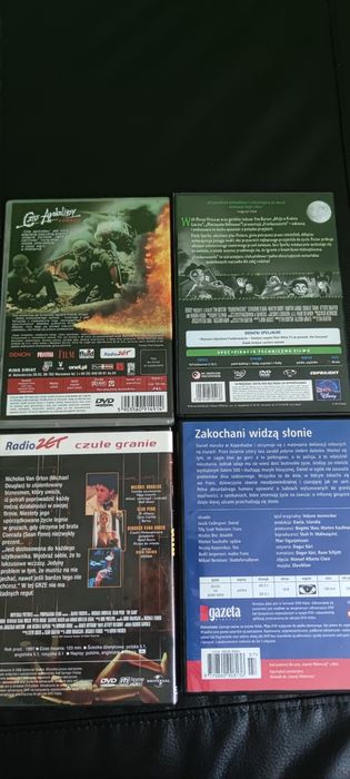 Czas apokalipsy, frankenweenie, gra, zakochani widzą słonie zestaw DVD