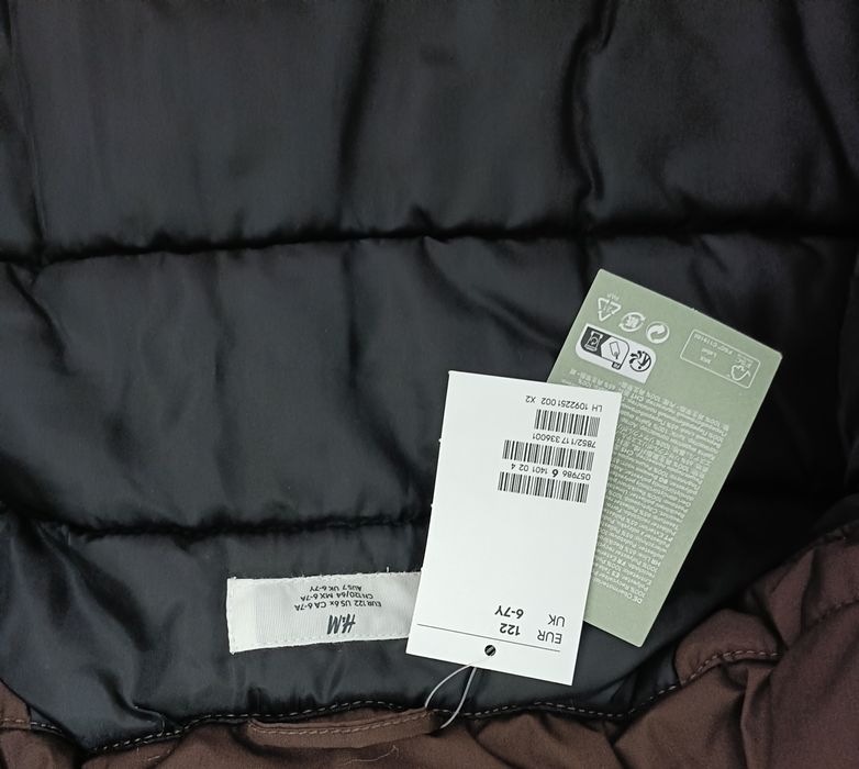 Продам курку, зима, унісекс H&M, розмір 122