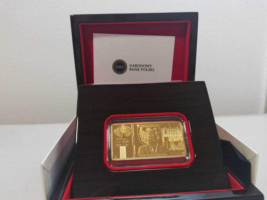Moneta kolekcjonerska Lech Kaczyński 500 zł 2021 rok