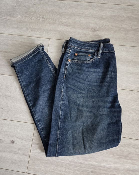 Spodnie jeansy Mom High Rise F&F Tesco 38 M