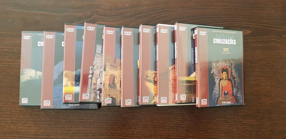 Colecção de DVDs Antigas Civilizações (10 DVDs)