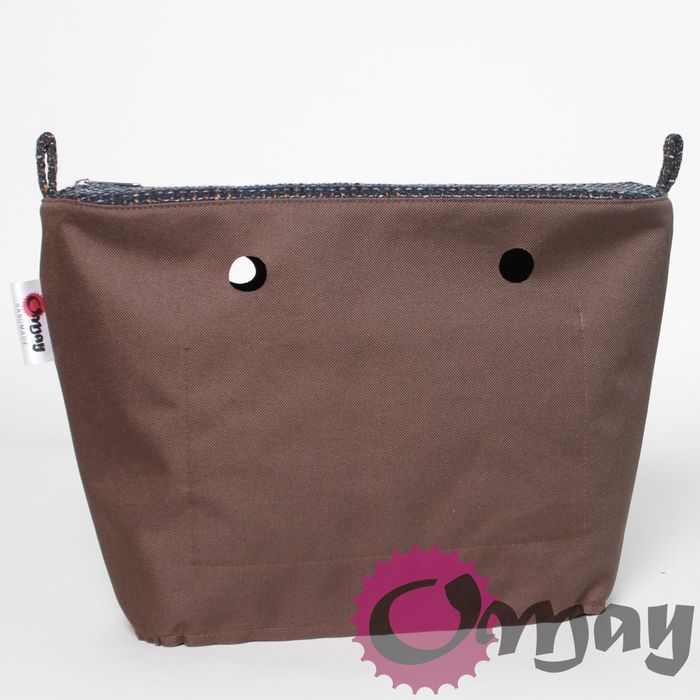 organizer OBAG STANDARD plecionka brązowa elegancka wkład OMAY