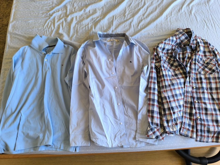 Camisas manga comprida rapaz 12 a 14 anos