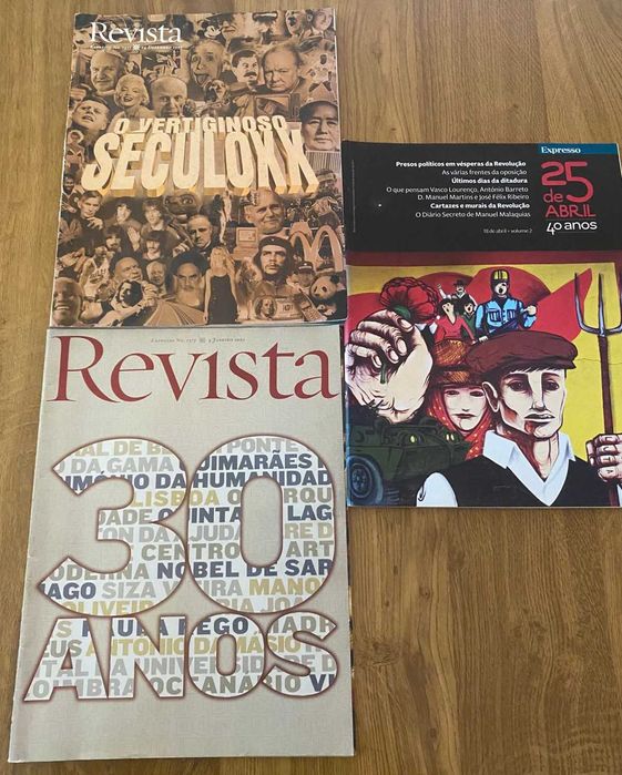 Revistas Expresso Variadas (preço unitário)